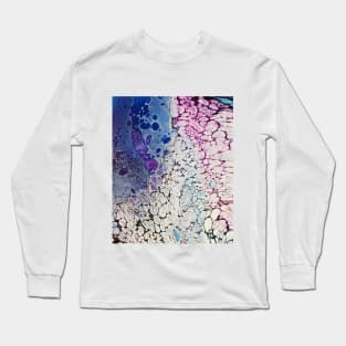 Moon Trails Fluid Art Long Sleeve T-Shirt